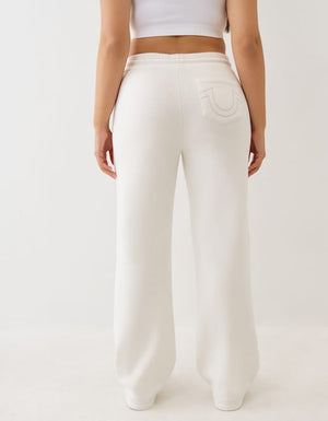 True Religion Jogger Hs Straight Leg Winter White
