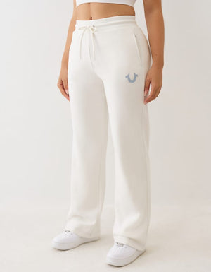 True Religion Jogger Hs Straight Leg Winter White