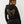 True Religion Hoodie Wing Velour Zip Jet Black