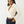 True Religion Sweater Ribbed Zip Up Faux Fur Winter White