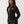 True Religion Jacket Wings Shrunken Zip Up Black