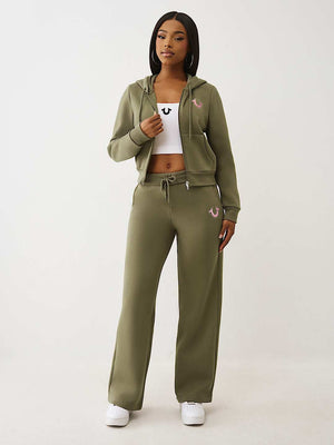 True Religion Jacket Wings Shrunken Zip Up Kalamata