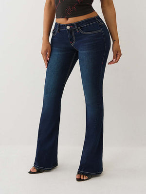 True Religion Jeans Joey Sn Lr Flap Dark Mahogany Wood Wash