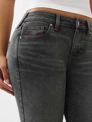 True Religion Jennie Sn Mr Skinny Grey Smores Wash