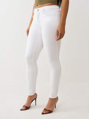 True Religion Jeans Jennie Big T Lurex Hs F Skinny Optic White