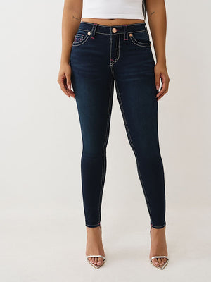 True Religion Jeans Jennie Big T Mr Nf Skinny Dark Oak Wash