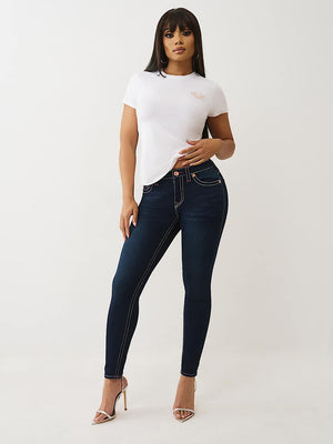 True Religion Jeans Jennie Big T Mr Nf Skinny Dark Oak Wash