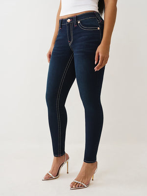 True Religion Jeans Jennie Big T Mr Nf Skinny Dark Oak Wash