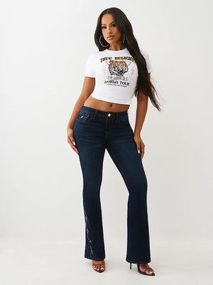 True Religion Tr Tiger Baby Tee Optic White