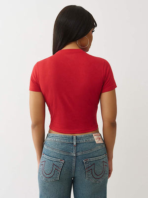 True Religion Tr Tiger Baby Tee Trv Red