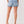 True Religion Sammy Shorts Mid Rise Big T Light Wash