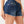 True Religion Shorts Joey Embroidered Low Rise Denim