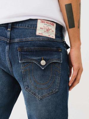 True Religion Jeans Rocco SN Flap Skinny Dark Shivering Wash