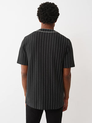 True Religion Baseball Jersey Jet Black