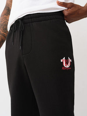 True Religion Buddha Card Jogger Jet Black