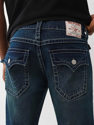 True Religion Jeans Rocco Big T Flap Dark Woodland Wash