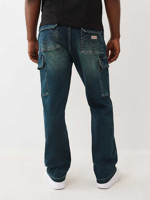 True Religion Denim Cargo S Medium Amber Nights Wash