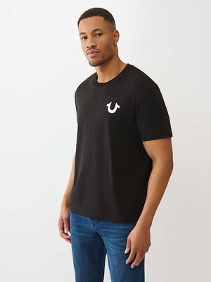 True Religion T-Shirt Hs Buddha Ss Jet Black