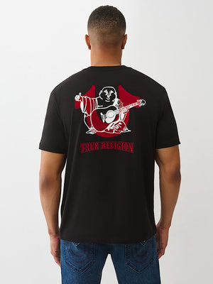 True Religion T-Shirt Hs Buddha Ss Jet Black