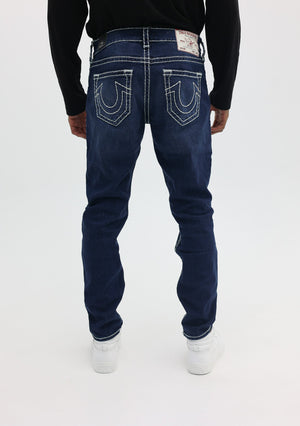 True Religion Jeans Rocco Super T NO Flap 32IN Yellow Sea Medium Wash