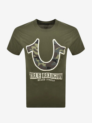 True Religion T-Shirt Camo Horseshoe Buddha Ss Kalamata