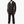 True Religion Hoodie Mesh Inset Rust Cinched Up Jet Black