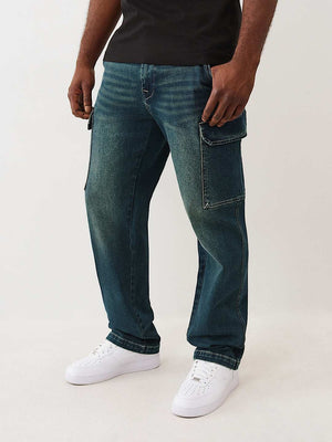 True Religion Denim Cargo S Medium Amber Nights Wash