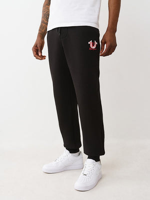 True Religion Buddha Card Jogger Jet Black