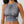 True Religion Indigo Terry Halter Top Print