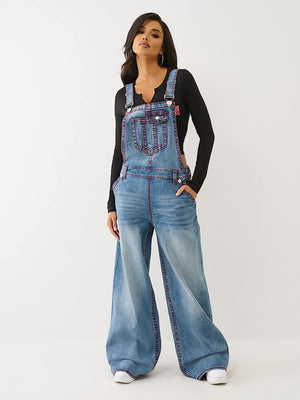 True Religion Denim Overall Big T Sunflower Glow