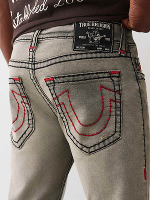True Religion Jeans Rocco Super T No Flap 32 In Grey Wash