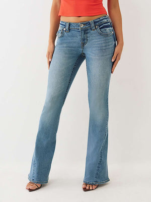 True Religion Jeans Joey Low Rise Flap Melody Line