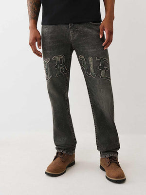 True Religion Ricky Sn Flap Applied Tr Compass Trail Black Wash