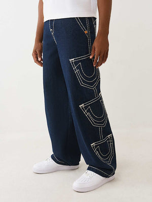 True Religion Baggy Multi Pkt Supert Cargo Body Rinse