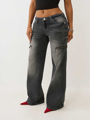 True Religion Bobbi Lr Baggy Big T Midnight Serenade