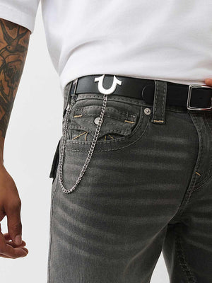 True Religion Hs Chain Belt Jet Black