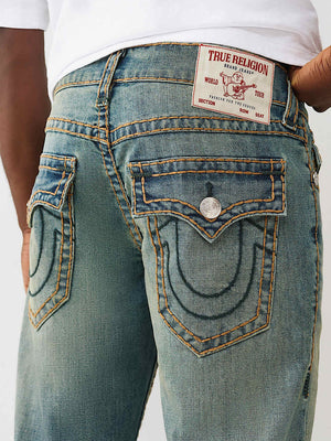 True Religion Ricky Super T Flap 34In Steel Drift Medium Wash