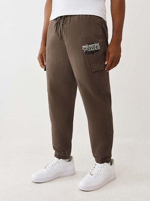 True Religion Jogger Ripstop Major Brown