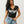 True Religion Crystal Wing V Notch Tee Jet Black