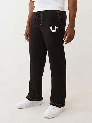True Religion Pants Hs Srs Straight Leg Jet Black