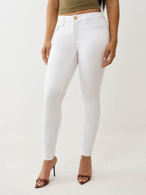 True Religion Jeans Jennie Big T Lurex Hs F Skinny Optic White