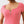 True Religion Half Zip Cap Sleeve Rib Top Sunkist Coral