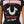 True Religion Crystal Low Plunge Ss Tee Jet Black
