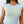 True Religion Sporty Ss Raglan Ribbed Top Cerulean Blue
