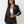 True Religion Shrunken Nylon Track Jacket Jet Black