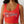 True Religion Crystal Rib Crop Tank Flame Scarlet
