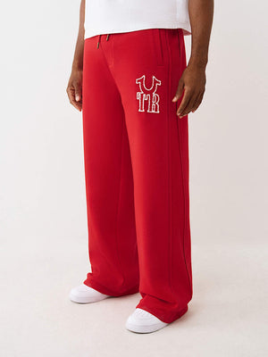 True Religion Sweatpants Rib Stitch Dept Baggy Trv Red