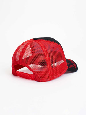 True Religion Item Srs Colorblock Trucker Black / Red