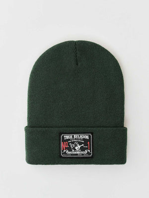 True Religion Concert Patch Beanie Green Gables