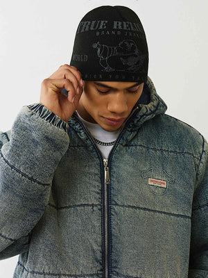 True Religion Srs Beanie Jet Black